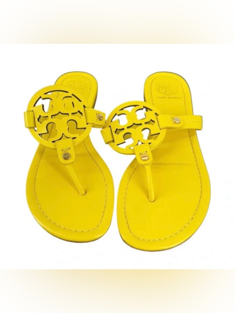 Tory Burch Yellow Miller Sandals